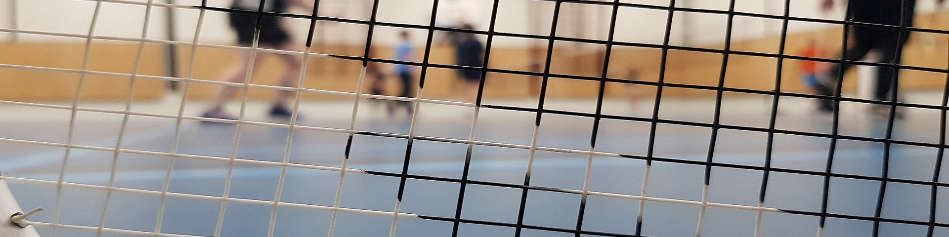 Mieten eines Badminton-Courts